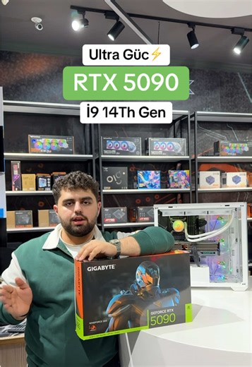 🚀 Ultra Premium Gaming & Workstation PC 🚀 ⚙️ Texniki göstəricilər: \t•\t🔥 Prosessor: Intel i9 14-cü nəsil \t•\t🔥 Ana plata: MSI Z790 WiFi \t•\t🔥 RAM: 128GB DDR5 \t•\t🔥 Yaddaş: 4TB NVMe SSD \t•\t🔥 Videokart: RTX 5090 💎 Maksimum performans, peşəkar işlər və ən ağır oyunlar üçün limitsiz güc! #HighEndPC #IntelI9 #RTX5090 #DDR5 #Z790