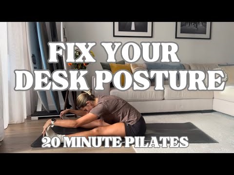 20 Minute Pilates for Desk Workers | Relieve Stiffness & Improve Posture