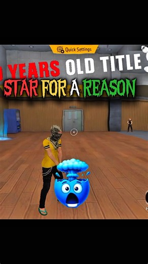STAR FOR A REASON ✨ (10k soon)10 years title #freefire #shorts