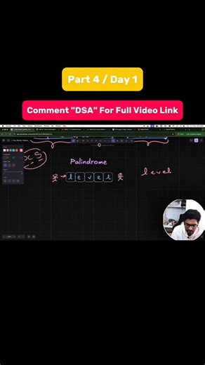 CTO Bhaiya | Learn Smart, Not Hard on Instagram: "Part 4/Day1of90 Comment “Link” to get the course link in your DM DSA ka sabse bada course 2025 mai Topic nahi patterns wise padhiye DSA ab . . . #BabuaDSAPatterns #DSAPatterns #CTOBhaiya #DSACourseFree #DSAinHindi #DSAin90Days #DSARevolution #FreeDSACourse #YouTubeDSA #LearnDSA #DSAforBeginners #CodingInHindi #PlacementPreparation #FAANGPrep #CodingInterviewPrep #StriverDSA #LoveBabbarDSA #ApnaCollegeDSA #NextGenCTO #softwareengineering"