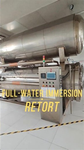 Full-Water Immersion Retort​ #FoodFactory #FoodSafety #Sterilization #RetortTechnology #Quality