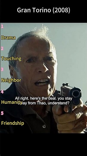 Gran Torino (2008) | Walt Confronts the Gang Member and Gives a Warning