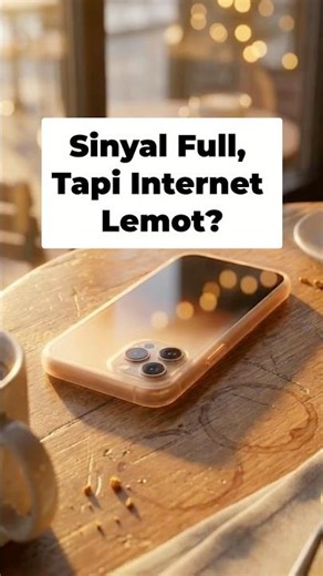 Kenapa Sinyal HP Penuh Tapi Internet Lemot? #shorts