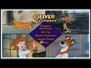 Oliver & Company - DVD Menu
