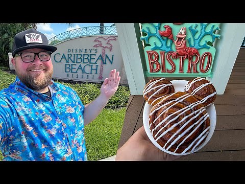 Disney’s Caribbean Beach Resort | Full Resort & Food Tour | Sebastian‘s Bistro | Walt Disney World￼