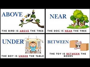 Prepositions with examples for kids