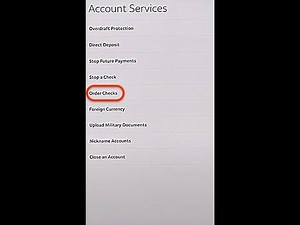 How to Order Checks from Wells Fargo app