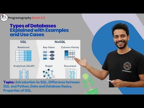 Database Types Made Easy | SQL vs NoSQL 🔥
