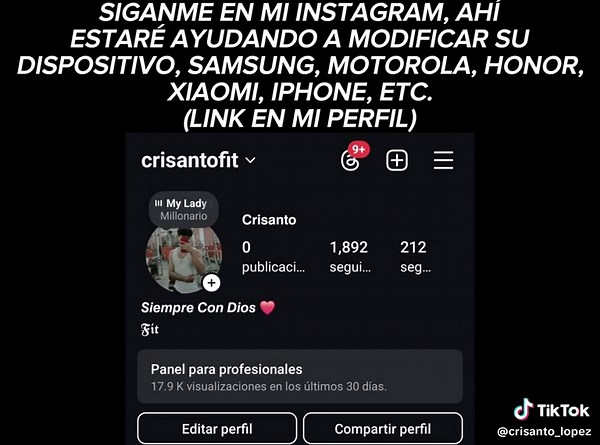 𝗖𝗿𝗶𝘀𝗮𝗻𝘁𝗼𝗙𝗶𝘁 (@crisanto_lopez) - Tutorial para Modificar Mouse y Panel Táctil en Samsung