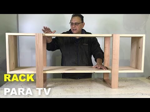 RACK PARA TV PASO A PASO - TUTORIAL DE CARPINTERÍA