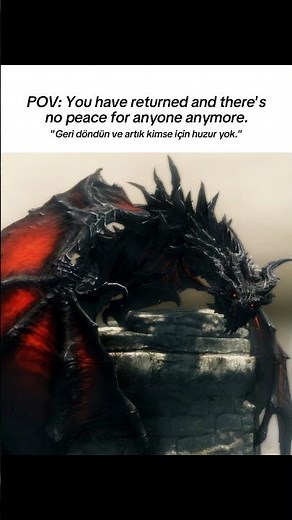 Arrogant Mortal! - The Elder Scrolls V: Skyrim | Alduin Edit #skyrim #alduin #edit