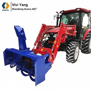 [Hot Item] Sunco Snow Blower Matching Tractor Skip Loader Tractor Front End Loader Mounted Snowblower