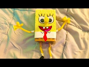 I Made SpongeBob (from an actual sponge)