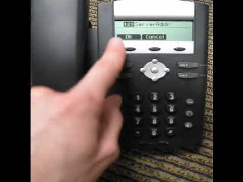 Polycom - set boot server on phone