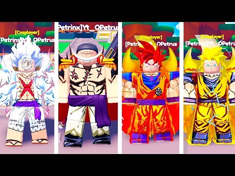 MOSTRANDO TODAS SKINS DE ANIME NO ROBLOX