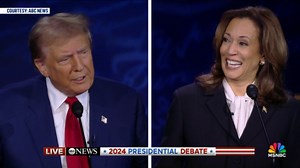 'I'm talking now, sound familiar?': Trump uses viral Harris phrase during debate