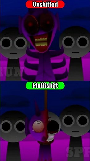 INCREDIBOX SPRUNKI: Multishift VS Multishift Unshifted Version