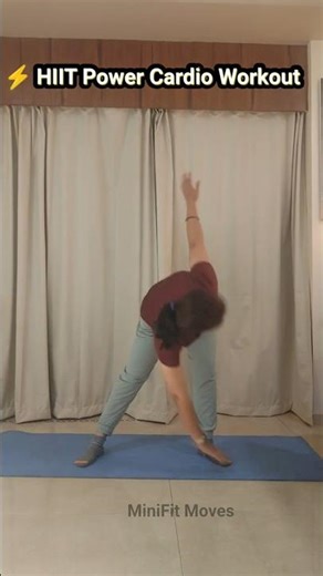 ⚡ HIIT Power Cardio Workout | Burn Fat Fast in Minutes! #shorts