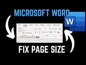 How To Fix Page Size Issue On Microsoft Word Document