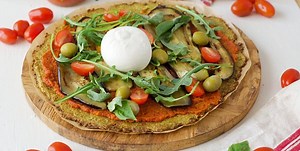 Pizza con base de brocoli - Mari Cocinillas