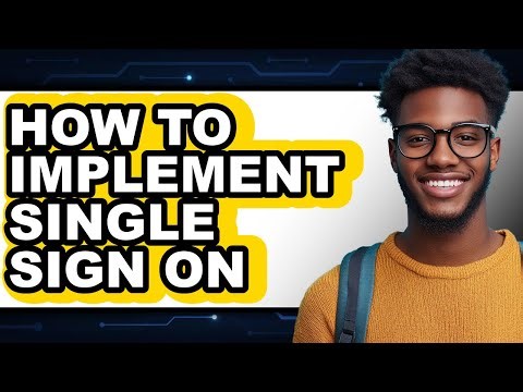 How to Implement Single Sign on (updated)