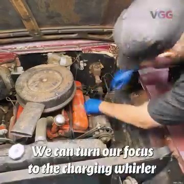 The Texas 1957 Chevrolet Bel Air is back. I spent time in the shop rehabbing the paint, tires and wheels, and more engine work. #satisfying #repair #roadworthyrescues #VGG #vicegripgarage | Vice Grip Garage
