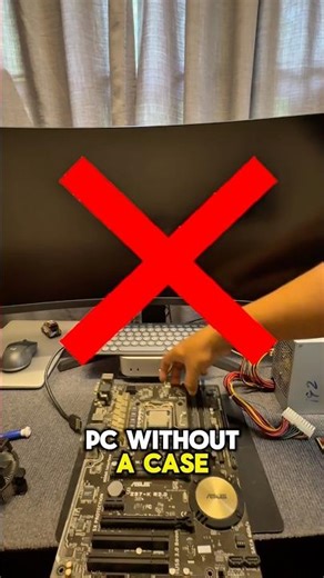 The Most Dangerous PC Setup Ever 💀 #shorts