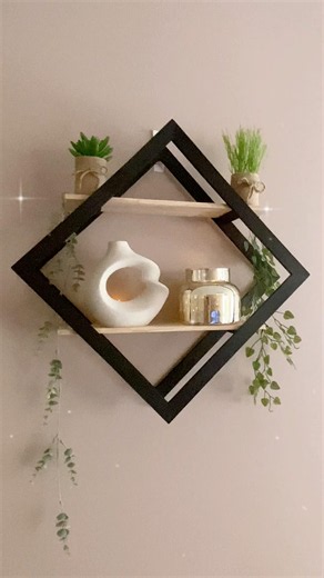 ✨J’ai fabriqué cette étagère murale design avec des Kapla !#diy #decoration #artisanat