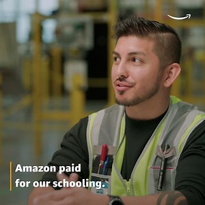 Amazon's prepaid college tuition program helps hourly employees cover the cost of: 📝 Classes 📚 Books 💵 Fees | Inside Amazon