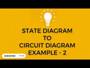 State Diagram to Circuit Diagram - 2 | Sequential Circuit Analysis #sequentialcircuits #flipflops