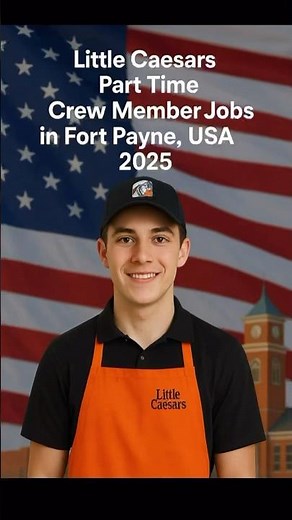 Little Caesars Crew Member Jobs in USA 🇺🇸 2025 #usajobs2025 #jobs #usajobs #shorts