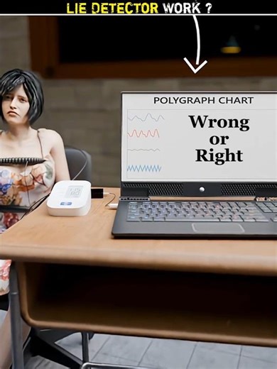 How Does Lie Detector Machine Works ⚙️|| #shorts #youtubeshorts #trending #facts #shortsvideo