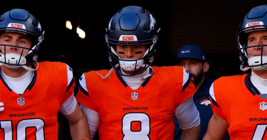 Broncos quarterback Bo Nix injures ankle, will miss the rest of season