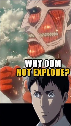 Why didn't gas explode inside Colossal Titan mouth? #aot #attackontitan
