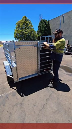 Balamara Mechanical and Fabrication on Instagram: "This calf trailer was built for one operation and one job. Built WITH the customer, their design, their application and built to last. The design came from how it’s actually used, not from a template. Built in-house. Built from Australian steel. Built to be worked every day. When the brief is clear, the build is straightforward. The result is gear that fits the job without workarounds. That’s the advantage of designing and building it ourselves.