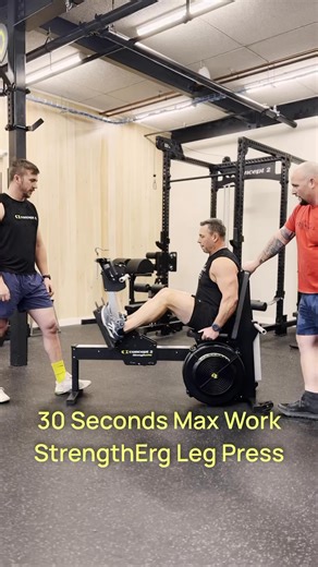 Testing 30 seconds of work on the Concept2 StrengthErg. @concept2greg knocking out 34 reps with an average force of 271 pounds and a work total of 1546 kg-m. Measuring work brings not only the force you push or pull, but also the length of each rep. #Concept2 #StrengthErg | Concept2, Inc.