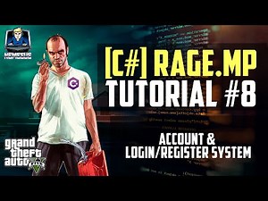 RageMP Scripting Tutorial #8 - Account & Login/Register System #2 [C#] [Deutsch]