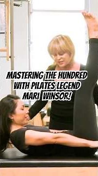 Pilates Hundred Made Easy – Mari Winsor’s Pro Tip! #classicalpilates #pilatesexercises