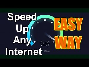 How to Increase the Speed of the Internet on a PC or laptop in Windows 11,10 and 8.1\\Easy and Simple