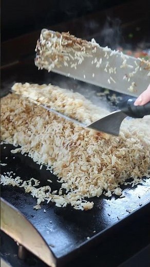 The best Blackstone chicken fried rice #recipe