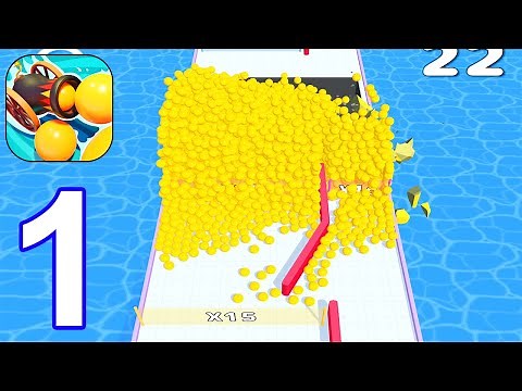 Balls Fall! 3D - Gameplay Walkthrough Part 1 All Levels (Android, iOS)