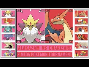 MEGA ALAKAZAM vs MEGA CHARIZARD Y | Z Mega Pokémon Tournament: Kanto-Johto Edition | Battle #11