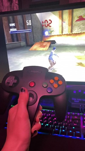 #emulator #project64 #usbcontroller #usb #gamer #n64 #nostalgia #happiness #pc #computer #tiktok #nerd #tonyhawk #tonyhawksproskater #skateboard #skating #skate #skateordie #fyp #skateboarding #90’s #controller #happy #yay #ayoooo