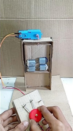 How I running lifting mechanism with a metal gear motor #DIYproject #dcmotor #tech