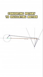Converting Rotary to Oscillating Motion #linkage #education #mechanical #mechanism #rotary #caddesign | Mechanical Mastery