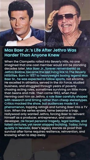 Max Baer Jr ’s Life After Jethro Was Harder Than Anyone Knew #shorts