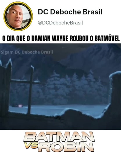Moleque atrevido hahahaha Batman Vs. Robin - 2015 #dc #batman #robin #nightwing #Caçadora | DC Deboche Brasil