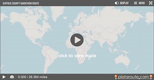SUFFOLK COUNTY MARATHON ROUTE on plotaroute.com