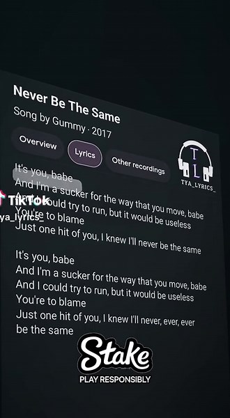 Never Be The Same || Lyrics 🎧🎶 . . . #lyrics #neverbethesame #music #foryou #tya_lyrics_