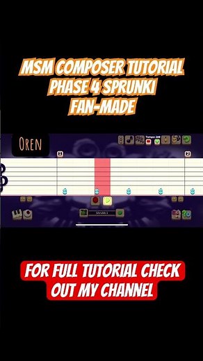 My singing monsters composer tutorial phase 4 Sprunki fan-made | Oren Only